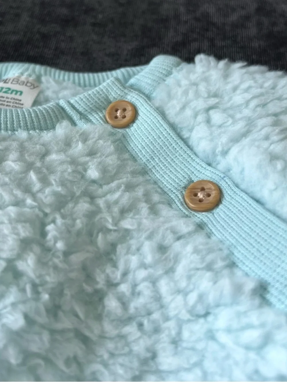 NWT PL Baby Fuzzy Sweater Set Size 12 Months